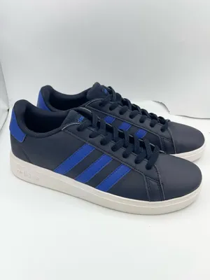 Adidas Grand Court blue lace-up unisex sneakers Size 6 thumbnail 10
