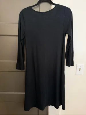 Gap black swing dress thumbnail 2