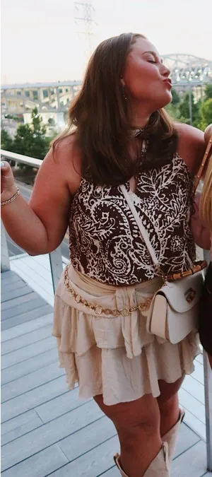 Embroidered Eyelet ZARA Top thumbnail 1