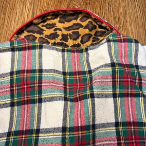 Lauren Ralph Lauren Womens‎ Plaid Flannel Pajama Top Red Green Crest Small Cozy thumbnail 9