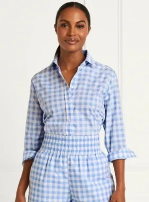 Hill House James Button Up Shirt in It Blue thumbnail 1