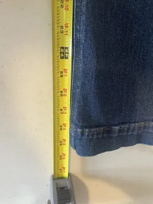 J.Crew Full Length Wide Leg Denim Jeans Womens 31 Blue High Rise Casual‎ thumbnail 8