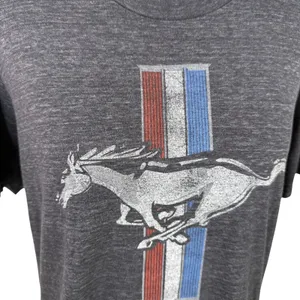 Ford Mustang Women's Grey Soft Graphic T-Shirt Size Medium thumbnail 2