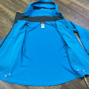 Patagonia Simple Guide Hoody Jacket Coat Women’s Size Medium Zip Up Curacao Blue thumbnail 6