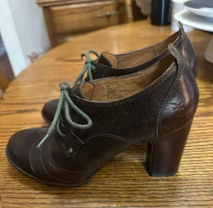 Frye Adrienne brown leather oxfords  thumbnail 1