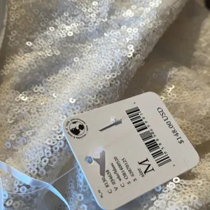 NWT Free People Retro Babe Mini—White Sequin Dress thumbnail 2