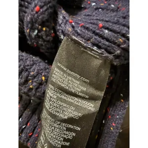 Tommy Hilfiger Womens XL Navy‎ Blue Confetti Cable Knit Pullover Sweater thumbnail 7