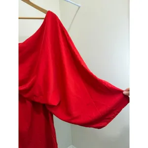 Dressmecb One Shoulder Mini Dress Red NWT SzXL thumbnail 3