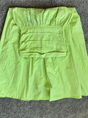 Wayf Lime Green Midi Dress with Spaghetti Straps thumbnail 7