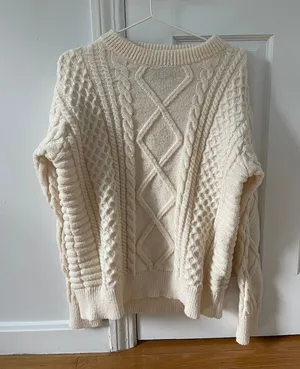 retro rory gilmore knit sweater thumbnail 1