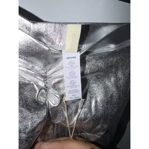 NWT SKIMS Metallic Swim V Waist Pant Size XXS Nickel 1 thumbnail 6