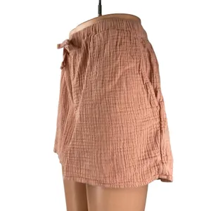Aritzia Wilfred Free Women's Pink High Rise Lounge Summer Beach Leg Sail Short L thumbnail 3
