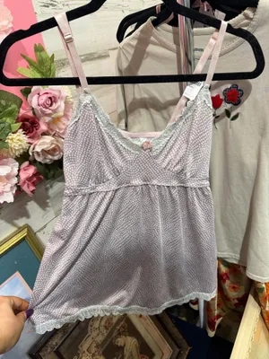Babydoll polka dot top Purple Size M thumbnail 3