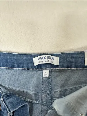 Wax Jean Light Blue Denim Cuffed Shorts thumbnail 5