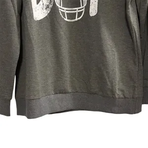 Game Day Football Sweatshirt Unisex L Gray Graphic Pullover‎ Crew Neck thumbnail 2