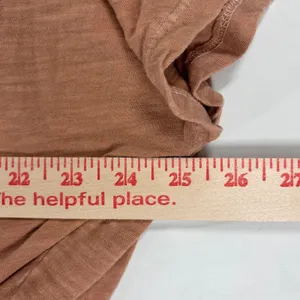Aeropostale Air Softspun Cropped Tie Back Tee Brown XXL Boho Hippie Top thumbnail 5
