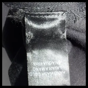 Ellison Sailor Pants Women‎ Large Black Gold Button High Rise Wide Leg Trousers thumbnail 4