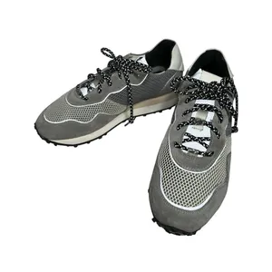 P448 Women’s Size 42 11 Reflective Gray White Black Mesh Suede Cancun Sneakers thumbnail 3