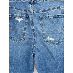 American Eagle Womens‎ 8short Tomgirl Distressed Button Fly Ripped Denim Bin9 thumbnail 8