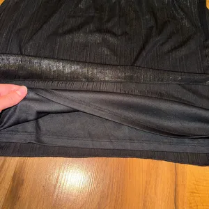 Wildfox women’s black shimmer skirt‎ size large NWT concert, going out thumbnail 3