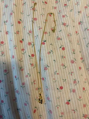 Evry jewels ballet slipper necklace Gold thumbnail 3