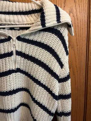 American Eagle Quarter-Zip Sweater thumbnail 3