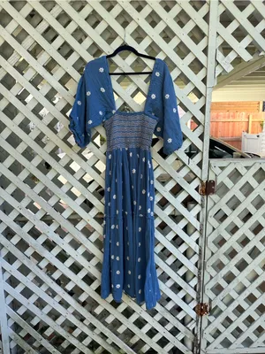 Free people Dahlia Embroidered Maxi Dress thumbnail 6