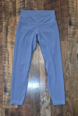 lululemon athletica High-Rise Blue Size 6/8 Leggings thumbnail 1