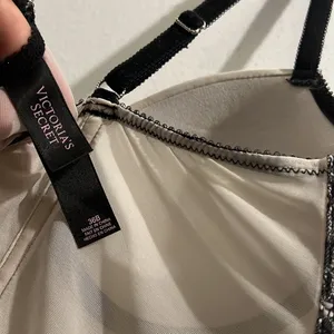 Sexy - 36B Victoria’s Secret Nude and Black Lace Corset Top thumbnail 11