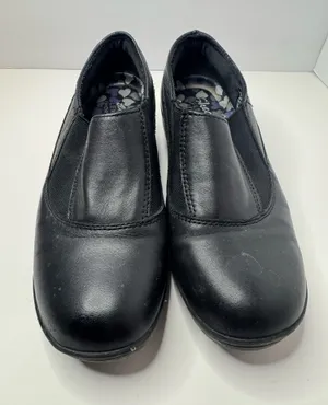 Skechers Black Leather Memory Foam Comfort Loafers Women's Size 8.5 thumbnail 1