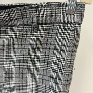 Ann Taylor Grey Glen Plaid Ankle Trousers Women's 6 Stretch Slim Dress Pants thumbnail 3