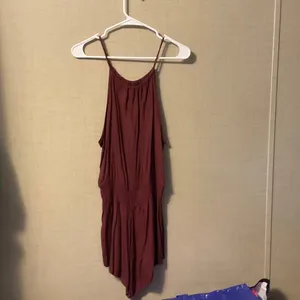Brandy Melville Burgundy Jumpsuit thumbnail 2