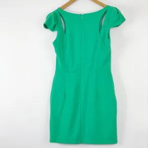 L'atiste for Lulus Green Cut-Out Cap Sleeve Sheath Mini Dress Womens L NWT thumbnail 3