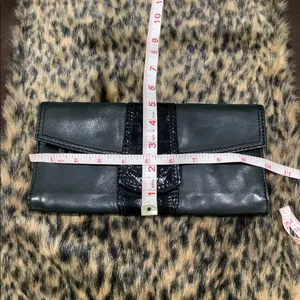 FOSSIL VINTAGE‎ LEATHER CLUTCH thumbnail 10