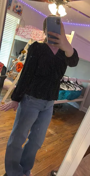 Tru Self Polka Dot top thumbnail 1