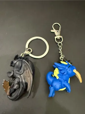 Funko Pocket Pop Dragon & Dragon and Beasties Dragon Keychains thumbnail 3