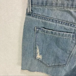 Jessica Simpson Light Wash Denim Cutoff Shorts‎ thumbnail 6
