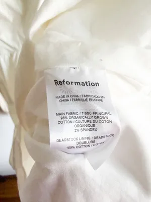 Reformation Michaela Mini Dress Size 8 thumbnail 8