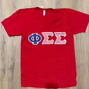 American Apparel Phi Sigma Sigma Tee thumbnail 1