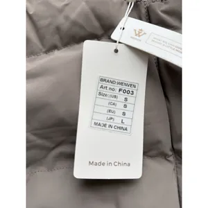 WenVen‎ NWT Puffer Coat Winter Jacket Womens Small Taupe No Hood Ski Outdoor thumbnail 3