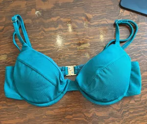 Kotomi Women’s Teal Underwire Bikini top - Teal size medium thumbnail 1