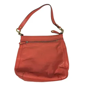 Coach Ashley Womens Leather Shoulder Bag In Red With Gold Accents thumbnail 6