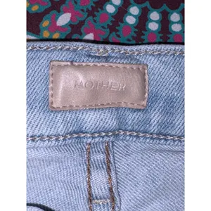 MOTHER The Mid Rise‎ Dazzler Crop Fray Jeans Sun Kissed Light Wash Size 25 thumbnail 7