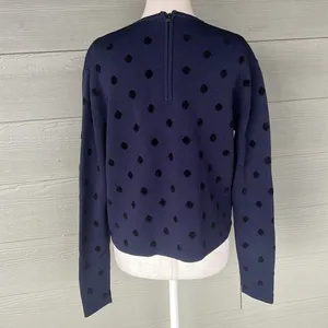 Thakoon Collective Polka Dot Sweater Blue thumbnail 5