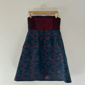 Anthropologie NWT Paprika Brocade Mini Dress thumbnail 8