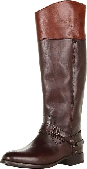 FRYE Lindsay Spur Boot Dark Brown Multi Smooth Full Grain NWT 6.5 thumbnail 2