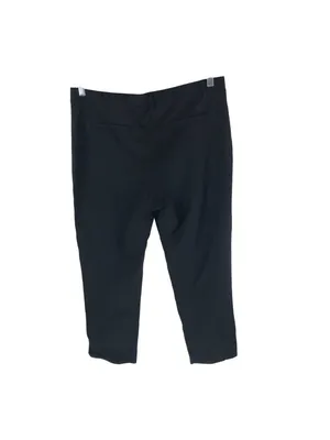 Quince Ultra-Stretch Ponte Straight-Leg Pants Black Pull On XL Petite thumbnail 2