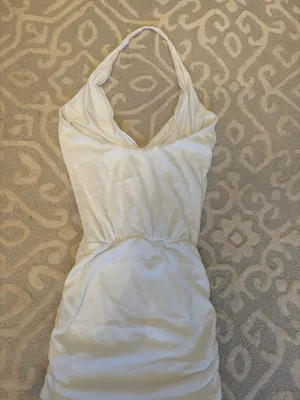 White mini bodycon dress thumbnail 4