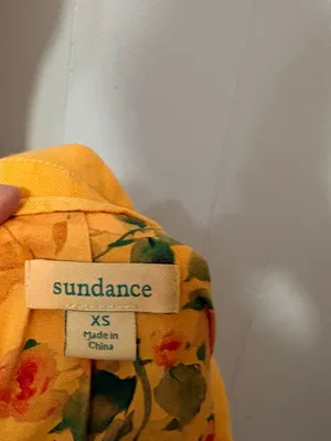 Sundance Pippa Cropped 100% Linen Blazer Sunset Yellow Size XS thumbnail 13