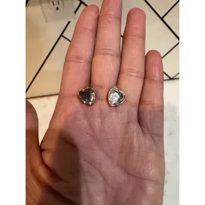 Juicy Couture gold tone bracelet Juicy logo pink heart & bow comes with earrings thumbnail 13
